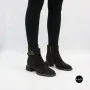 Елегантні демісезонні ботильйони Fabio Monelli 216609 LE1245-WS678-YF340B BROWN SUEDE Lonza 220214 6394