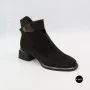 Елегантні демісезонні ботильйони Fabio Monelli 216609 LE1245-WS678-YF340B BROWN SUEDE Lonza 220214 6394