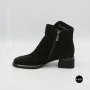 Елегантні демісезонні ботильйони Fabio Monelli 216609 LE1245-WS678-YF340B BROWN SUEDE Lonza 220214 6394