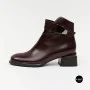 Елегантні демісезонні ботильйони Fabio Monelli 216609 LE1245-WS678-YF340B BROWN SUEDE Lonza 220214 6394