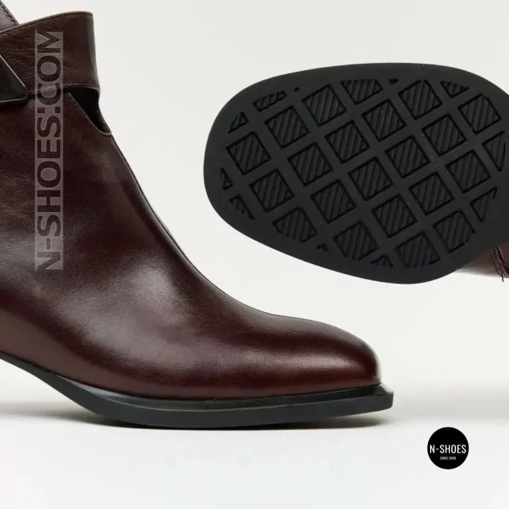 Елегантні демісезонні ботильйони Fabio Monelli 216609 LE1245-WS678-YF340B BROWN SUEDE Lonza 220214 6394