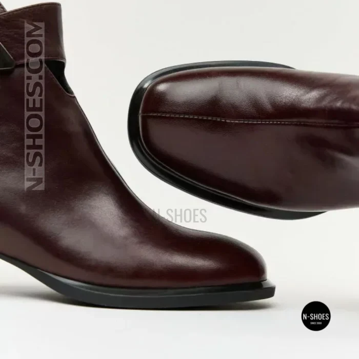 Елегантні демісезонні ботильйони Fabio Monelli 216609 LE1245-WS678-YF340B BROWN SUEDE