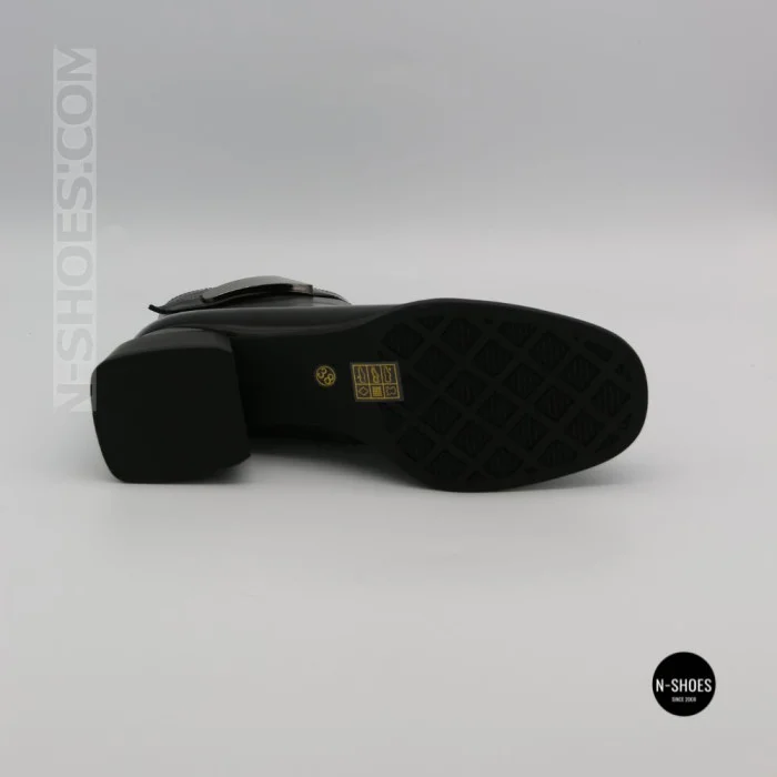 Женские кожаные ботильоны Fabio Monelli 215049 LE1245-WS678-YP1718B BLACK Lonza 220213 6395