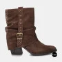 Елегантні замшеві козаки Lonza 216422 220177 59132-17R-Z Nelson BROWN SUEDE 6397 шоколадні