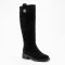 Женские черные сапоги Fabio Monelli 216477 BG370-A829-015BG BLACK SUEDE 6399 классические из натуральной кожи.