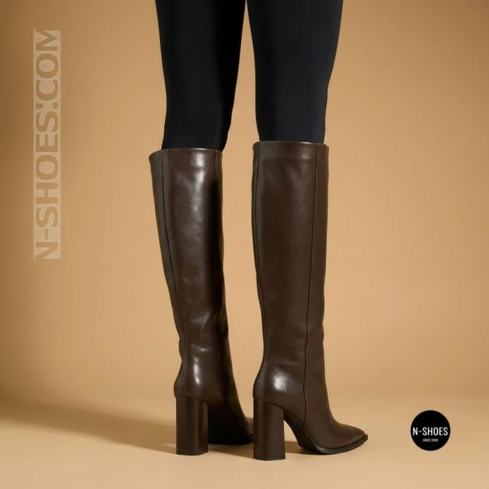 Елегантні демісезонні чоботи труби N-SHOES Lirio HS 525 6401
