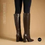 Elegant Mid-Season Boot-Leg Boots N-SHOES Lirio HS 525 6401