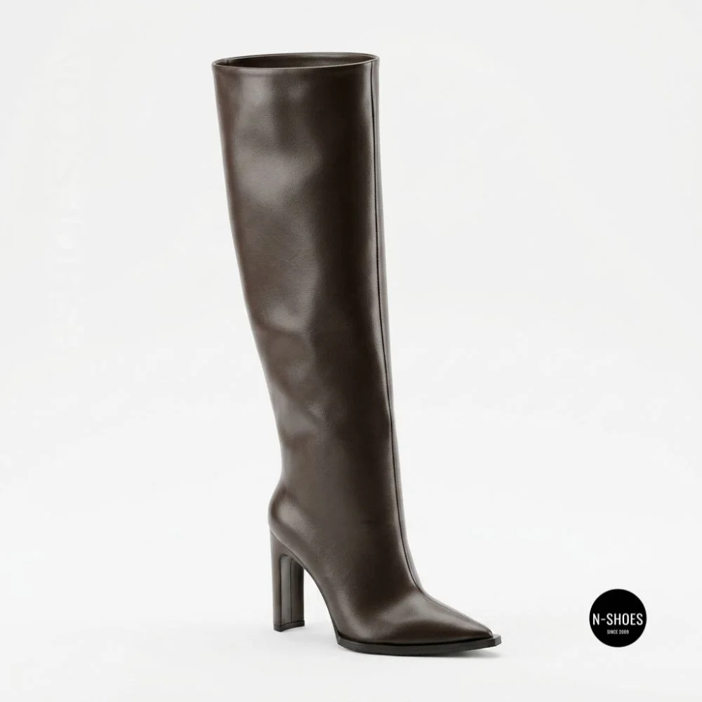 Elegant Mid-Season Boot-Leg Boots N-SHOES Lirio HS 525 6401
