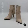 Елегантні бежеві ботильйони N-SHOES Lirio VB 742 Кристал 6403