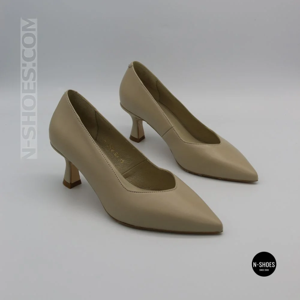Елегантні бежеві туфлі N-SHOES Lirio T 0429-64KP-75 6404 Napoli