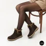Теплі замшеві черевики Allsy 218514 4 XJ2026-124 1-2 BROWN 6422
