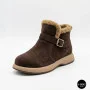 Теплі замшеві черевики Allsy 218514 4 XJ2026-124 1-2 BROWN 6422