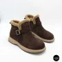 Теплі замшеві черевики Allsy 218514 4 XJ2026-124 1-2 BROWN 6422