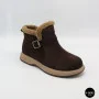 Теплі замшеві черевики Allsy 218514 4 XJ2026-124 1-2 BROWN 6422