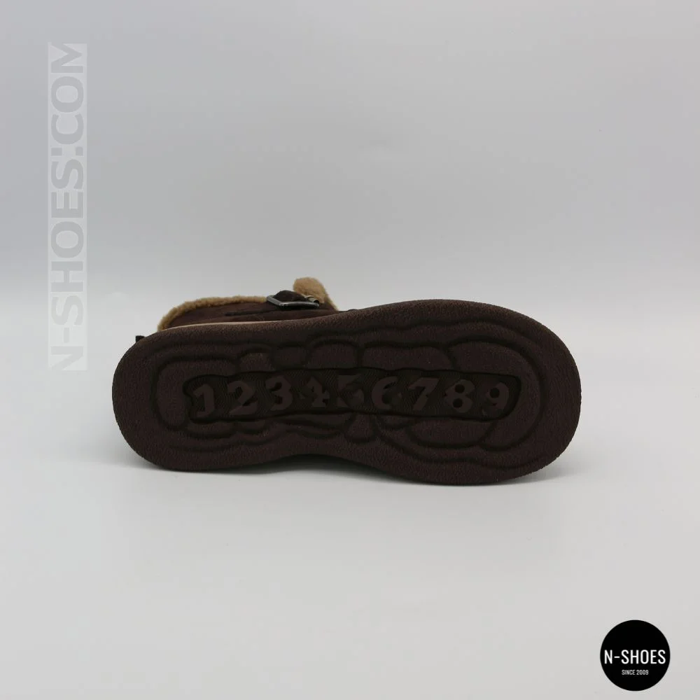 Теплі замшеві черевики Allsy 218514 4 XJ2026-124 1-2 BROWN 6422