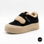Теплые замшевые хайтопы ALLSY 217674 20K06ZS167-1 BLACK 6443