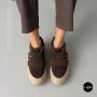 Затишні кросівки ALLSY 217676 26k66z5167-3 Brown Suede 6444