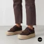 Затишні кросівки ALLSY 217676 26k66z5167-3 Brown Suede 6444