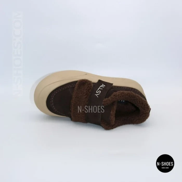 Затишні кросівки ALLSY 217676 26k66z5167-3 Brown Suede 6444