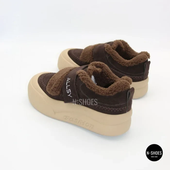 Затишні кросівки ALLSY 217676 26k66z5167-3 Brown Suede 6444