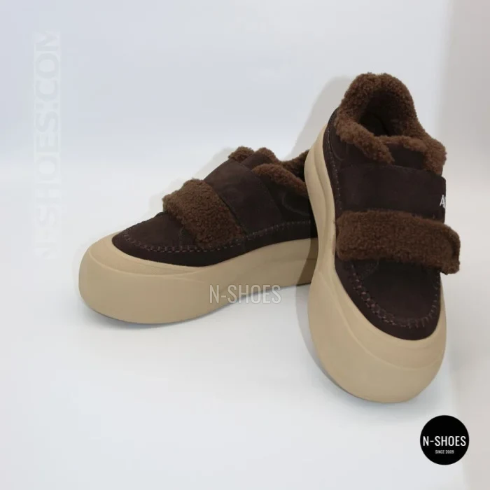 Затишні кросівки ALLSY 217676 26k66z5167-3 Brown Suede 6444