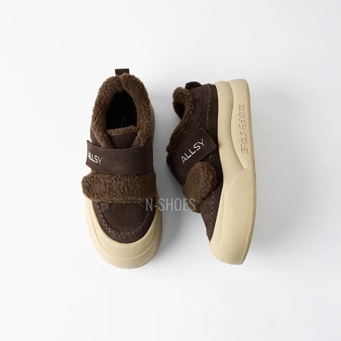 Затишні кросівки ALLSY 217676 26k66z5167-3 Brown Suede 6444