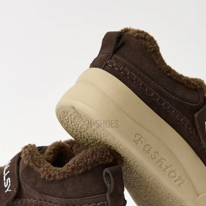 Затишні кросівки ALLSY 217676 26k66z5167-3 Brown Suede 6444