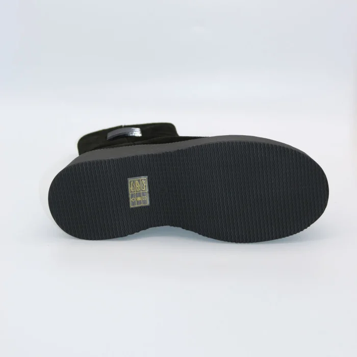Black Suede Boots Allsy 214947 26Z83Z3619-2 BLACK for Your Style