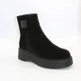 Black Suede Boots Allsy 214947 26Z83Z3619-2 BLACK for Your Style