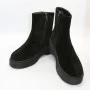Black Suede Boots Allsy 214947 26Z83Z3619-2 BLACK for Your Style