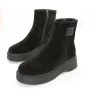Black Suede Boots Allsy 214947 26Z83Z3619-2 BLACK for Your Style