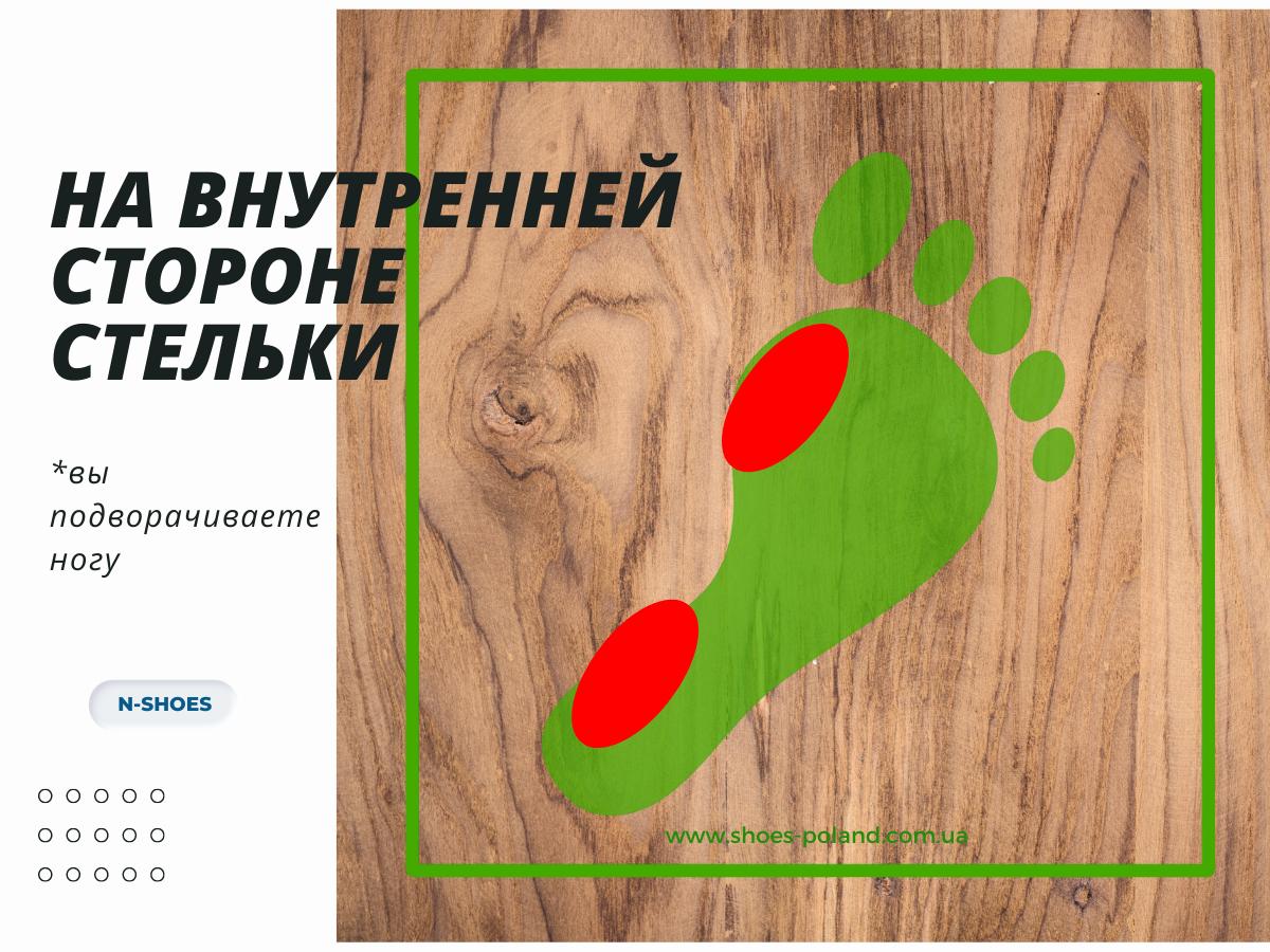 что означает износ обуви на внутренней стороне стельки