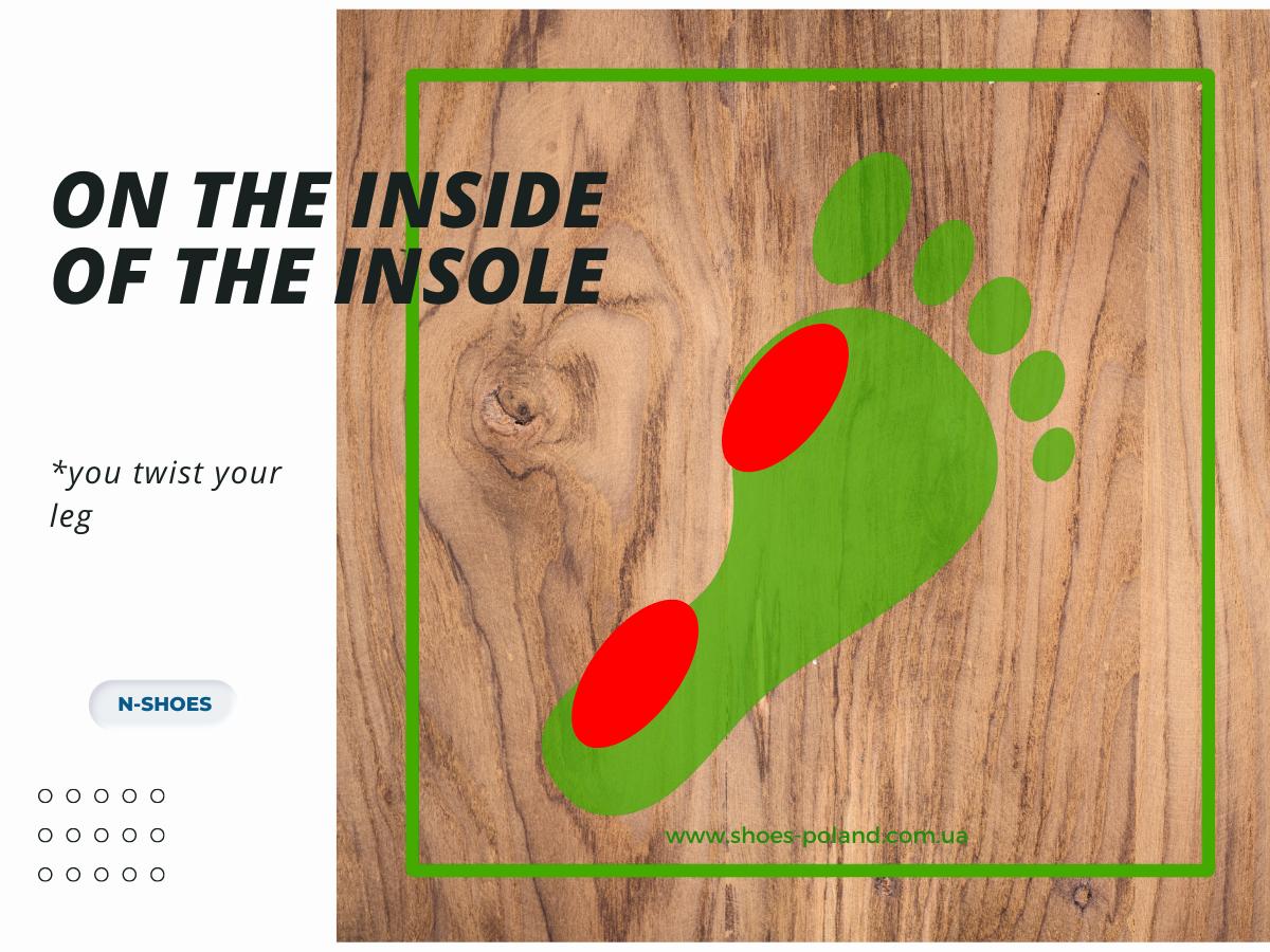 what does shoe wear on the inside of the insole mean