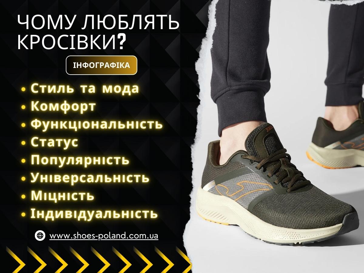 Інфографіка - Чому ми вибираємо кросівки: