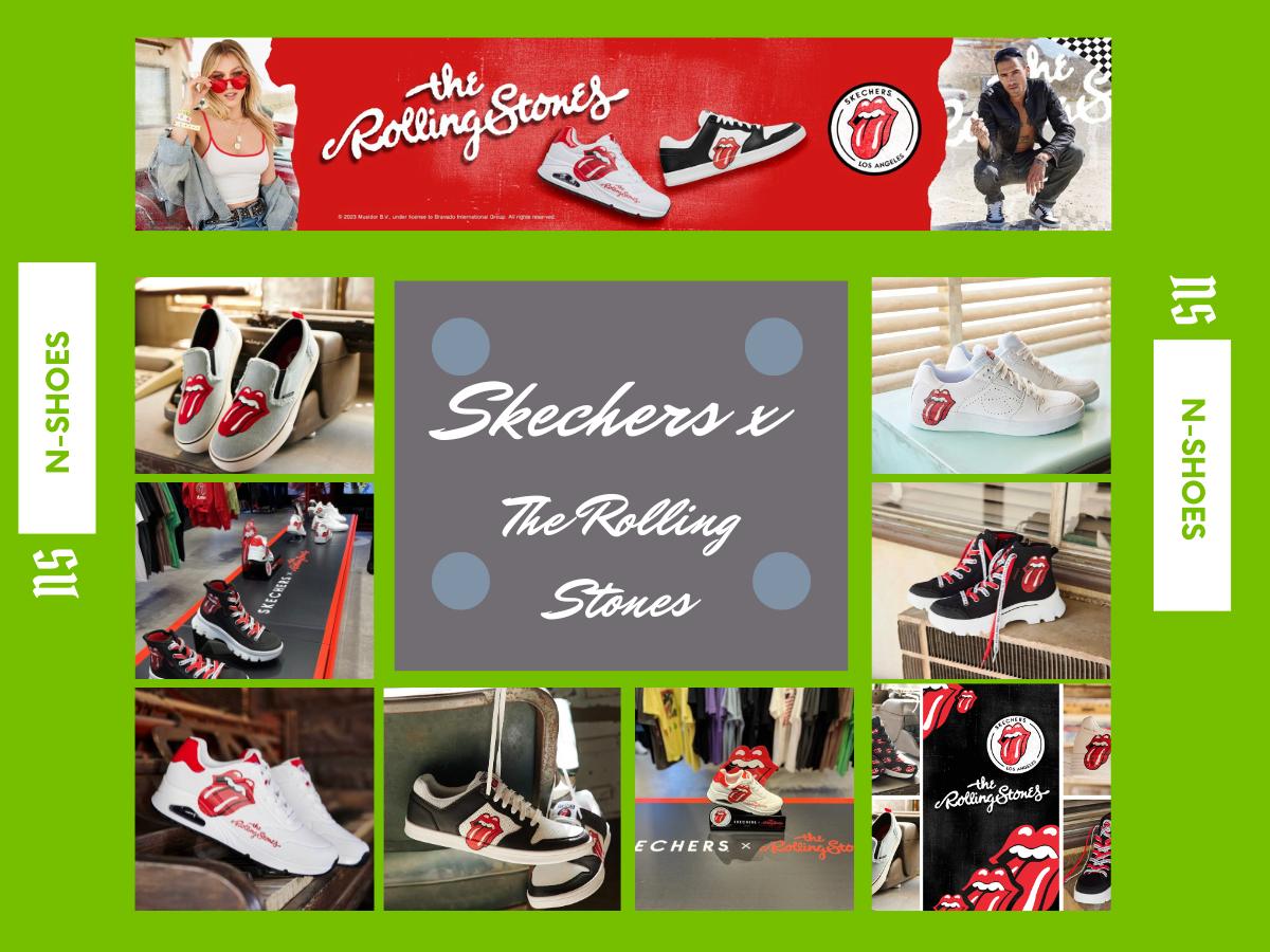 Нова колекція Skechers x The Rolling Stones