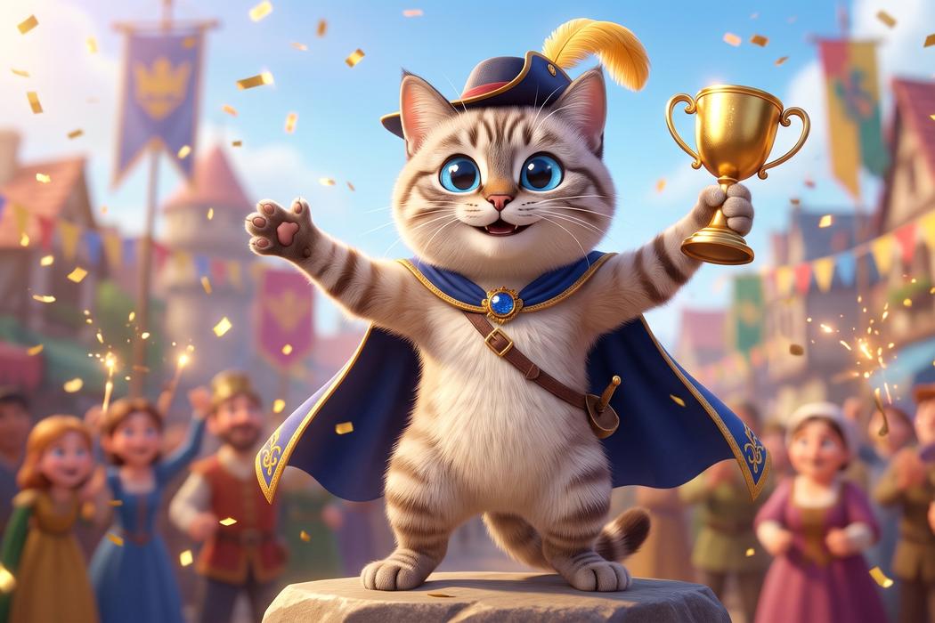 Casper the cat — your account assistant