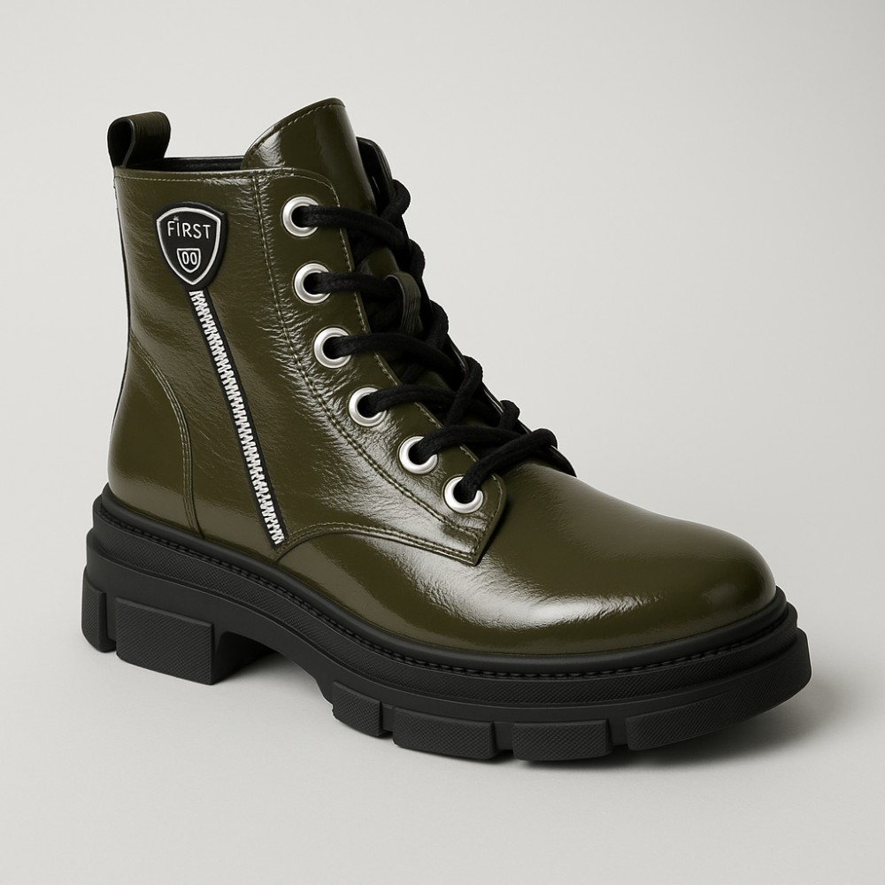 Купить женские ботинки Nessi 21108 Czarny 711 5173 хаки в N-SHOES