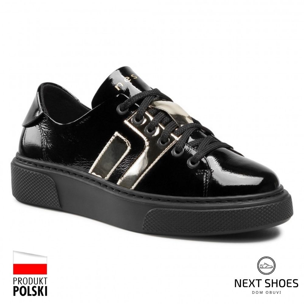 Кроссовки черные NESSI Польша 21018 czarny