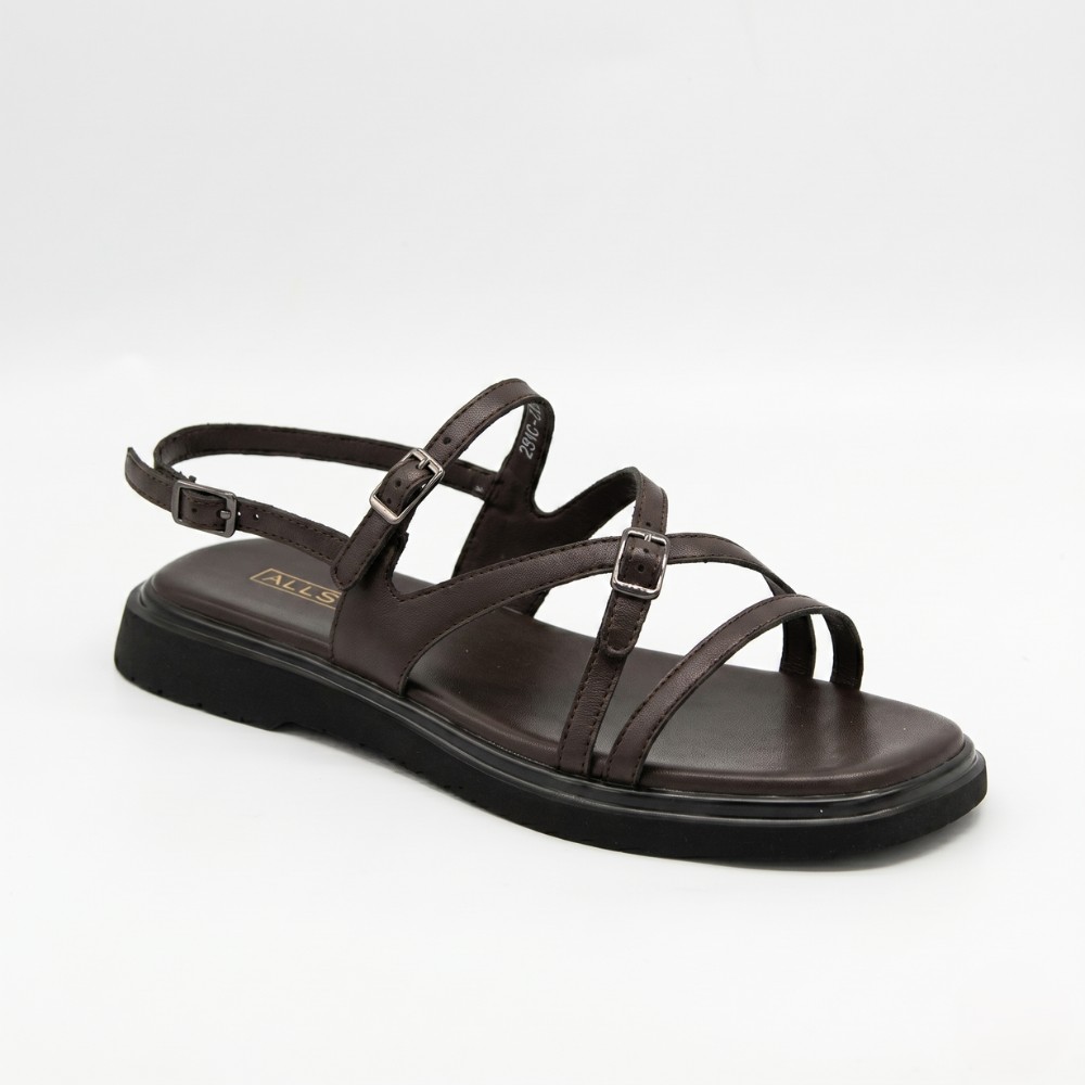 Купити жіночі коричневі босоніжки Allsy 209315 Lonza 212514 brown