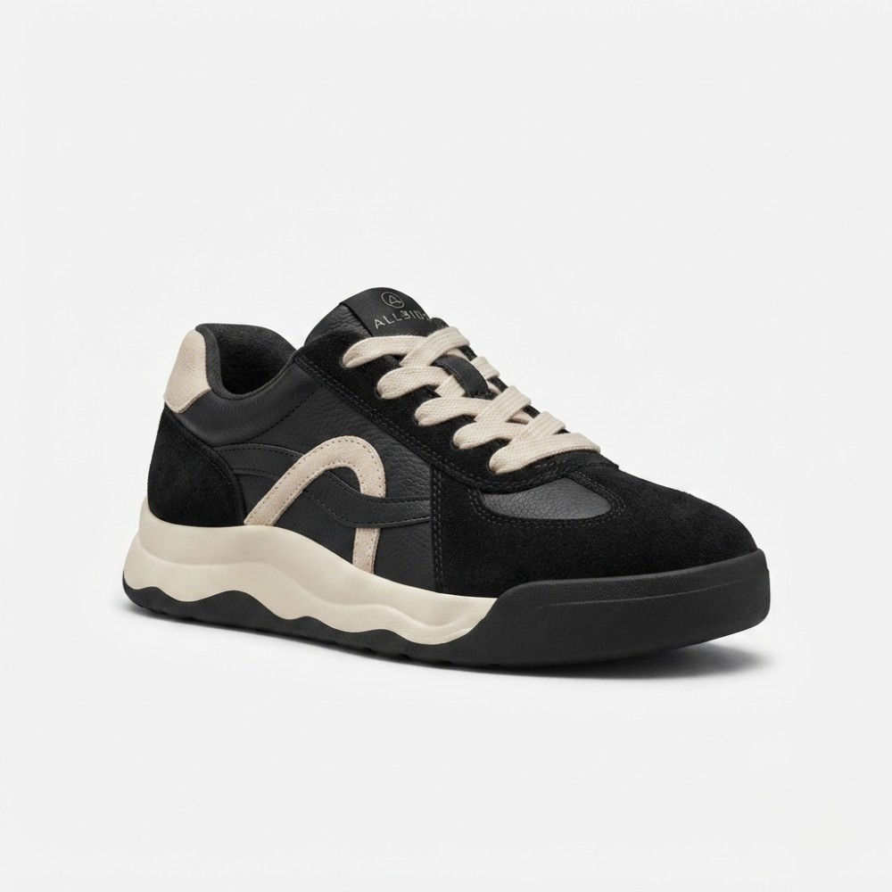 Komfortnye Krossovky Allsy Beige Black Demysezonnye Chony…