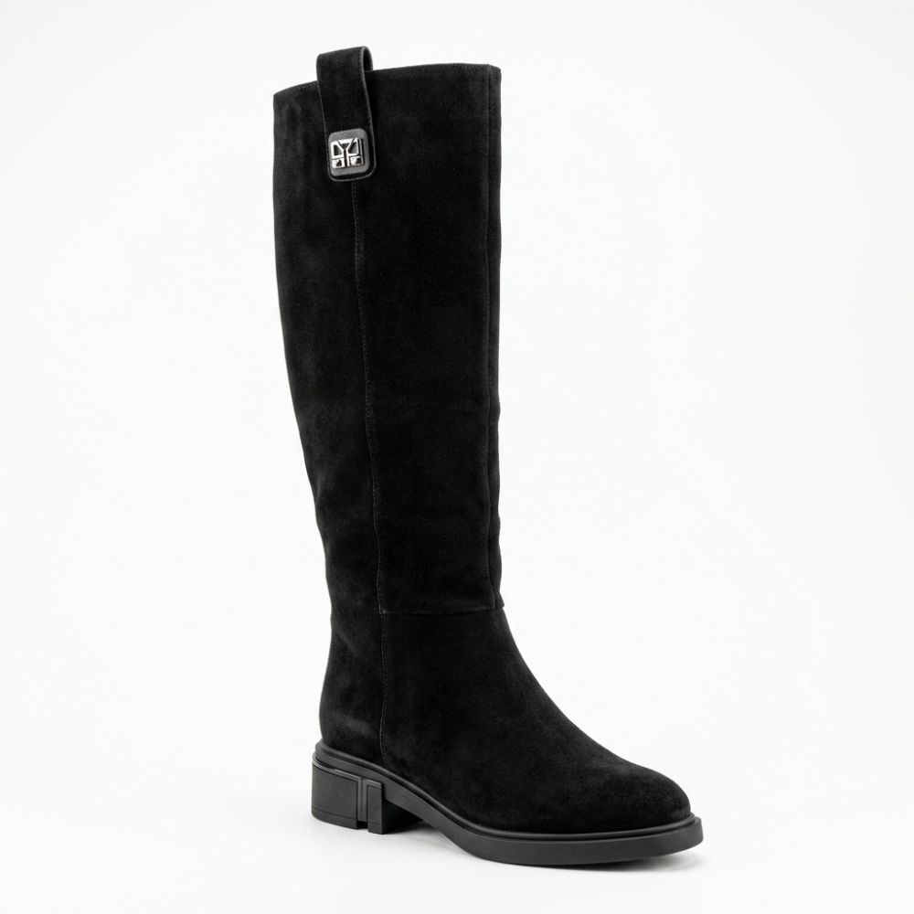 Chernye Sapohy Fabio Monelli Black Suede Klassycheskye…